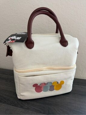 Disney Mickey Mouse Insulated Lunch Bag Cooler Tote NWT